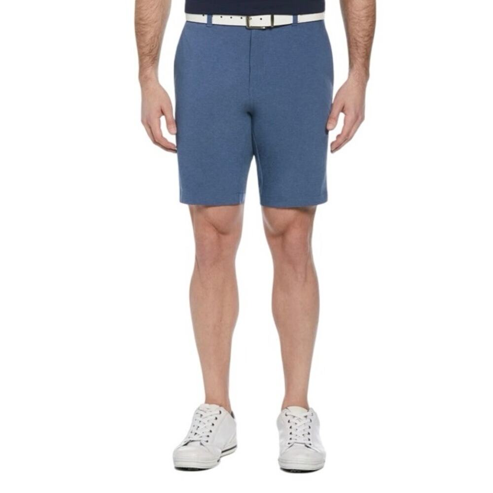 Ben Hogan Men's Stretch Golf Shorts 9” Size 46 Blue Heather NEW